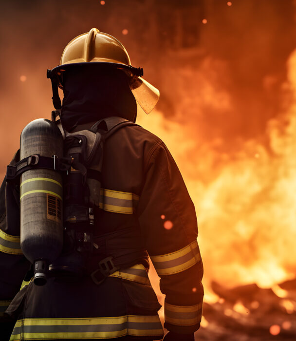 High-performance aramid nonwoven material manufactured with Nomex® and Kevlar® fibers for flame resistance and durability